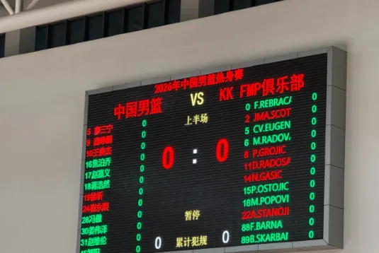 开云体育官网-中国男篮热身首发:廖三宁、庞峥麟、崔永熙、王俊杰、徐昕